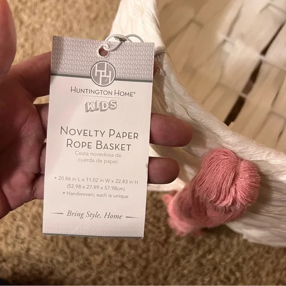 NWT  Unicorn kids Rope Basket - Picture 7 of 15